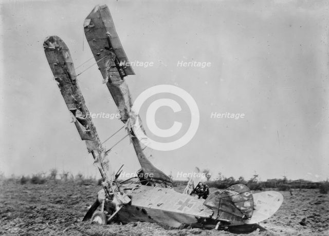 German plane, Flanders, between c1915 and c1920. Creator: Bain News Service.