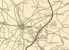 German positions near Ypres, Flanders, First World War, 1915, (c1920). Creator: Unknown
