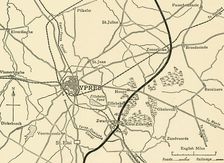 German positions near Ypres, Flanders, First World War, 1915, (c1920). Creator: Unknown