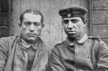 German prisoners taken by Canadian forces, Vimy, France, First World War, 1917