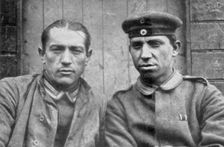 German prisoners taken by Canadian forces, Vimy, France, First World War, 1917