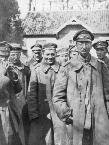 German prisoners taken on 18 April 1918, France