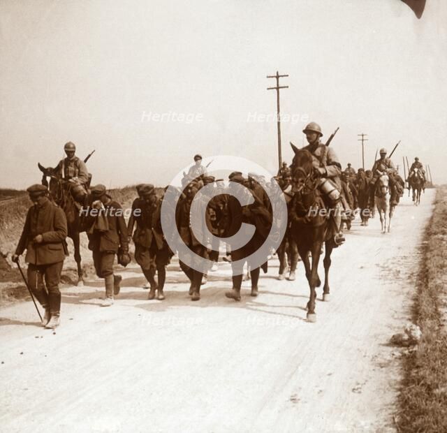 German prisoners, c1914-c1918. Artist: Unknown.