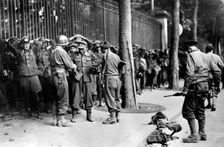 German prisoners captured during the liberation of Paris, August, 1944