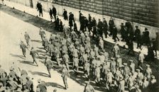 German prisoners from the SMS Magdeburg in Petrograd, Russia...August 1914, (c1920). Creator: Unknown
