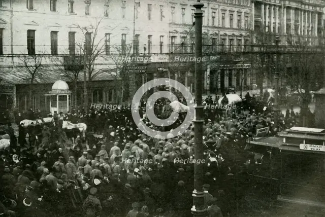 'German Prisoners in Warsaw', (1919). Creator: Unknown.