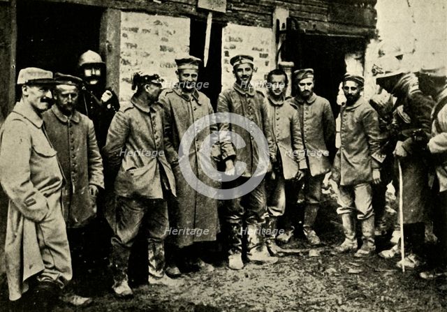 German prisoners of war, Champagne, northern France, First World War, 1915, (c1920). Creator: Unknown.
