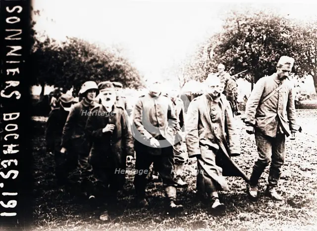 German prisoners of war, c1914-c1918. Artist: Unknown.