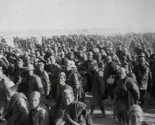 German Prisoners of War in North Africa, 1942. Creator: British Pathe Ltd