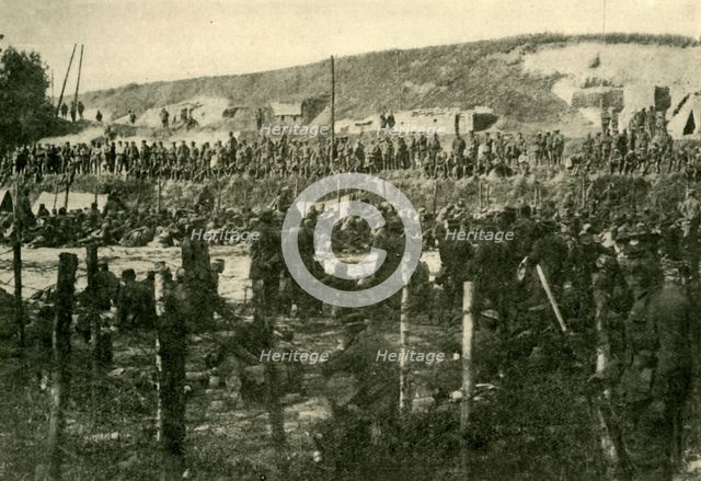 German prisoners of war, northern France, First World War, c1916, (c1920). Creator: Unknown.
