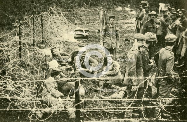 German prisoners of war, northern France, First World War, c1916, (c1920). Creator: Unknown.
