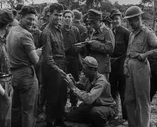 German Prisoners of War, Somewhere in Italy, 1943-1944. Creator: British Pathe Ltd
