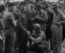 German Prisoners of War, Somewhere in Italy, 1943-1944. Creator: British Pathe Ltd