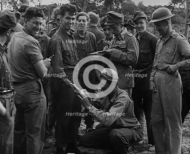 German Prisoners of War, Somewhere in Italy, 1943-1944. Creator: British Pathe Ltd.