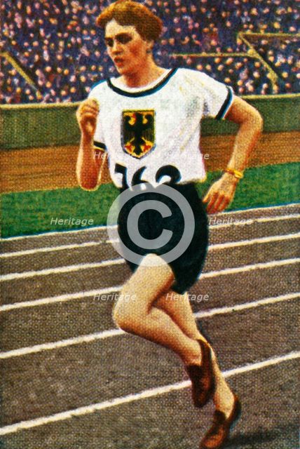 German runner Lina Radke, 1928. Creator: Unknown.