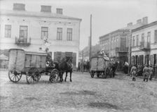 German Red Cross in Skiernewice, between c1910 and c1915. Creator: Bain News Service