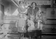 German refugees on EUROPA, between c1914 and c1915. Creator: Bain News Service