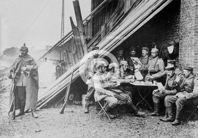 German River patrol, France, between 1914 and c1915. Creator: Bain News Service.