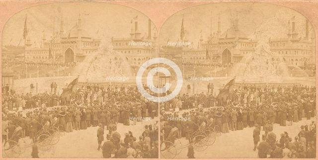 German's Day, California Midwinter Exposition, 1850s-1910s. Creator: Kilburn Brothers.