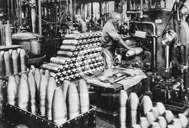 German state munition factory, World War I, 1917. Artist: Unknown
