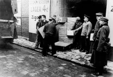 German supply depot, occupied Paris, February 1941