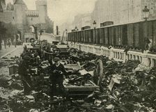 German sailors at Antwerp, Belgium, First World War, 1914, (c1920). Creator: Unknown