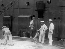 German Sailors Interned in U.S., 1917. Creator: Harris & Ewing