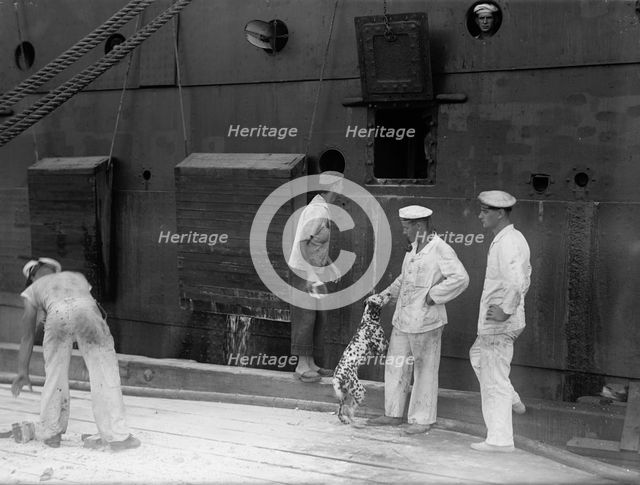 German Sailors Interned in U.S., 1917. Creator: Harris & Ewing.