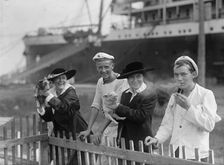German Sailors Interned in U.S., 1917. Creator: Harris & Ewing