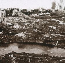 German shelter, Noordschote, Flanders, Belgium, c1914-c1918