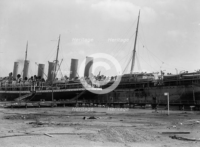 German Ships, Interned Ships, 1916. Creator: Harris & Ewing.