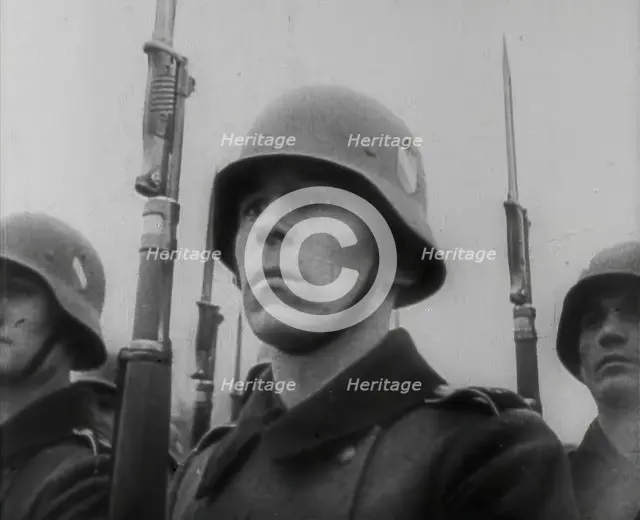 German Soldiers, 1941. Creator: British Pathe Ltd.