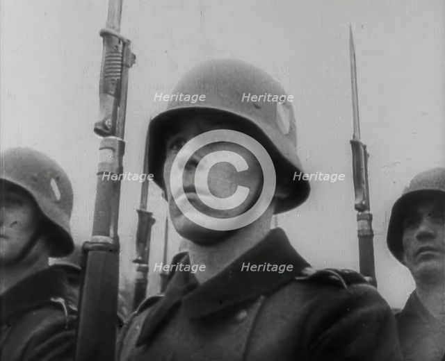 German Soldiers, 1941. Creator: British Pathe Ltd.
