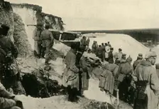 German soldiers at Hulluch in northern France, First World War, c1915, (c1920). Creator: Unknown