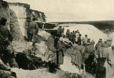 German soldiers at Hulluch in northern France, First World War, c1915, (c1920). Creator: Unknown