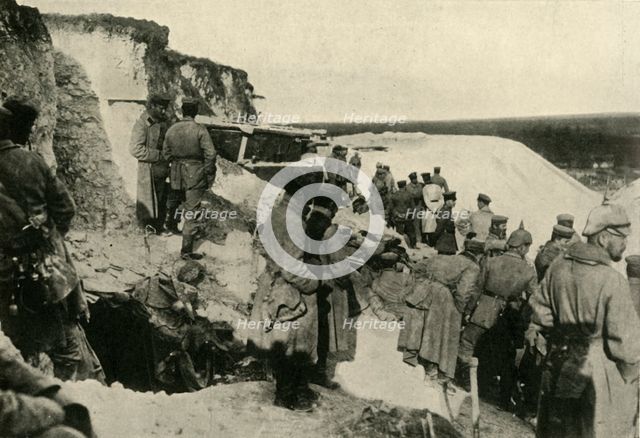 German soldiers at Hulluch in northern France, First World War, c1915, (c1920). Creator: Unknown.
