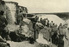 German soldiers at Hulluch in northern France, First World War, c1915, (c1920). Creator: Unknown