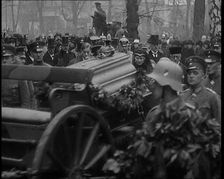German Soldiers And Civilians in the State Funeral Procession of Manfred Albrecht Freiherr..., 1925 Creator: British Pathe Ltd