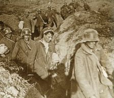 German soldiers, Bois des Chevaliers, Vaux, northern France, c1914-c1918