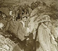 German soldiers, Bois des Chevaliers, Vaux, northern France, c1914-c1918