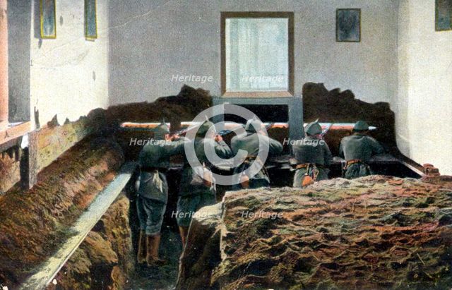 German soldiers during World War I, c1916. Artist: Unknown
