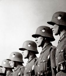 German soldiers, Germany, 1936. Creator: Unknown