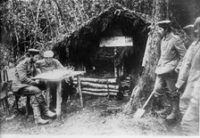 German soldiers in the Aisne District, 26 Dec 1914. Creator: Bain News Service