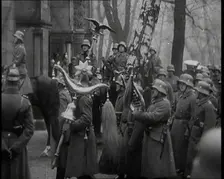 German Soldiers Riding Horses During the State Funeral of Manfred Albrecht Freiherr von..., 1925. Creator: British Pathe Ltd
