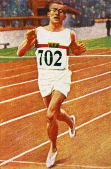 German sprinter Joachim Büchner, 1928. Creator: Unknown