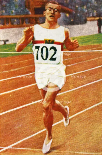 German sprinter Joachim Büchner, 1928. Creator: Unknown.