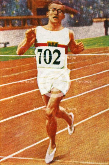 German sprinter Joachim Büchner, 1928. Creator: Unknown.