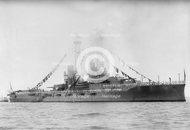 German Squadron Visit To U.S., 1912. Creator: Harris & Ewing.