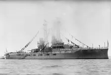 German Squadron Visit To U.S., 1912. Creator: Harris & Ewing