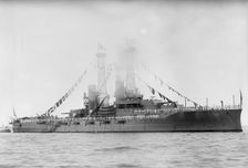 German Squadron Visit To U.S., 1912. Creator: Harris & Ewing